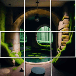 Abandoned places Picture Tile Quest gameplay preview