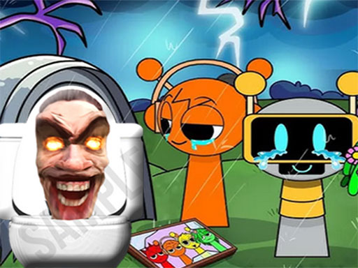 Sprunki Castle Panic Skibidi Toilet gameplay preview